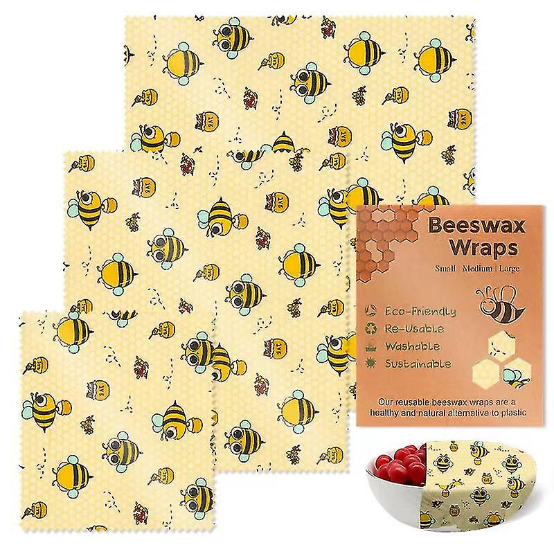 Reusable Beeswax Wrap, Reusable Beeswax Food Wrap, Eco-friendly Beeswax Wraps For Food, Plastic-free Food Storage