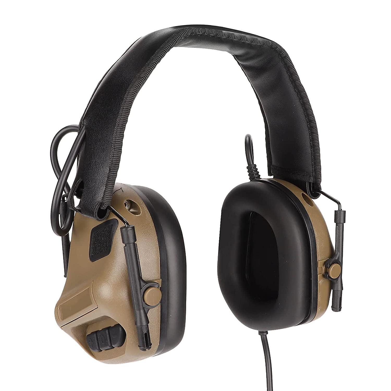 Retractable folding hunting headset