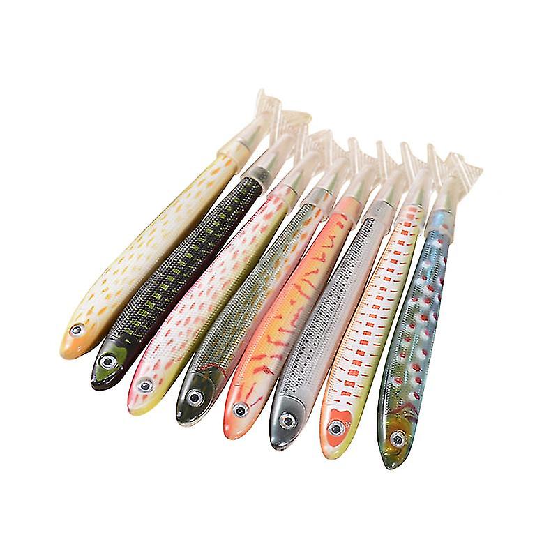 8pcs Fish Shaped Ballpoint Pens