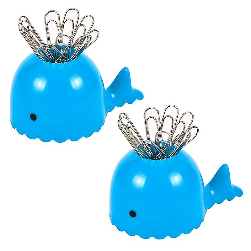 2set Magnetic Paperclip Holder