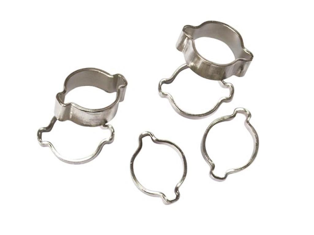 Stanley Set verstellbare Schlauchschellen Ø8–11 mm, Edelstahl, für PKW,