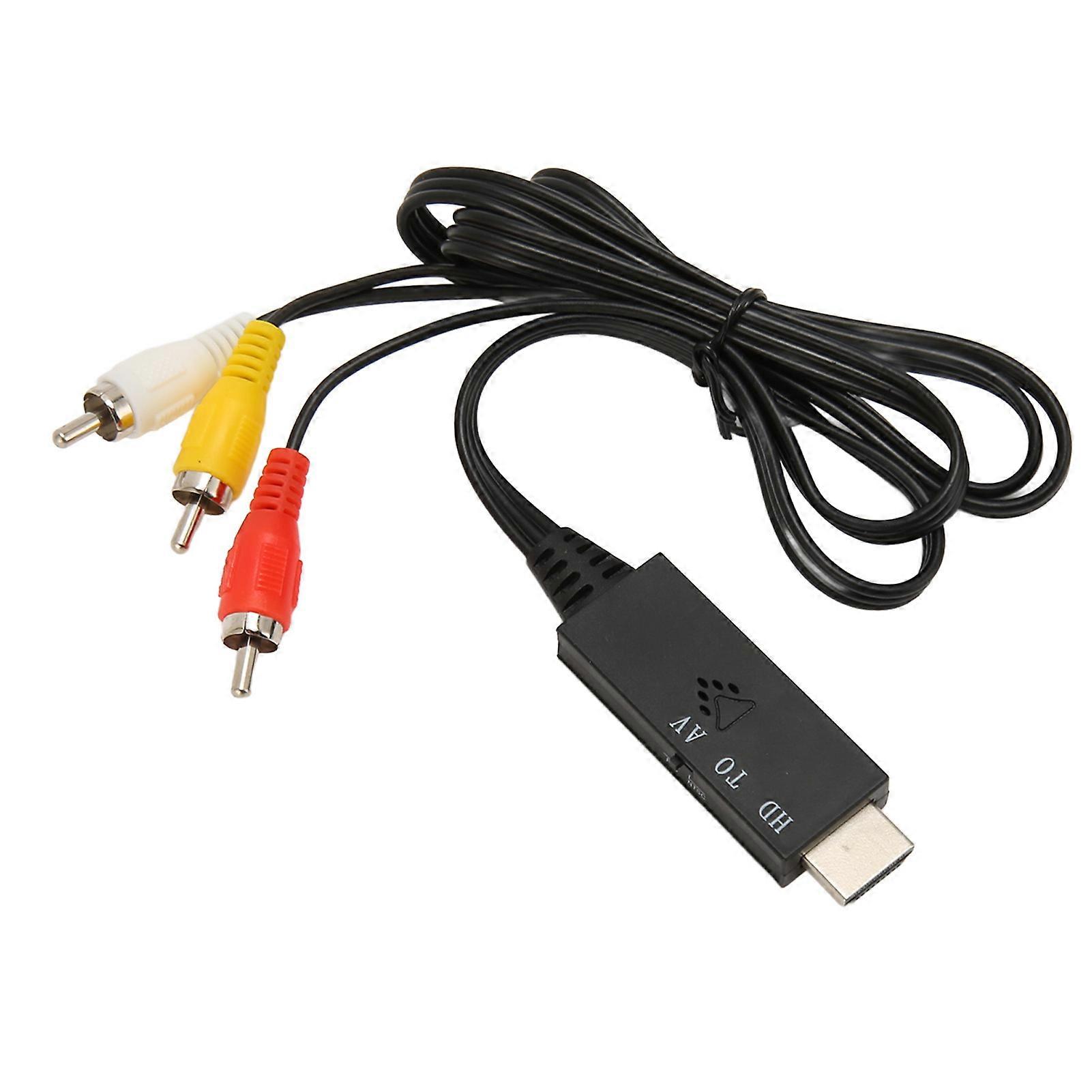 HD Multimedia Interface to RCA Converter Professional Supports HD Multimedia Interface Output From 720P to 1080P 