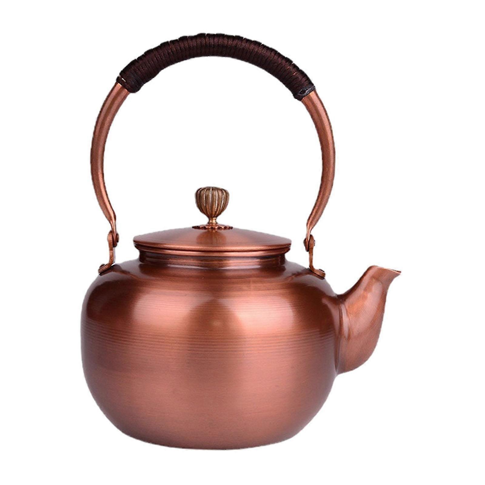 Bakır Çaydanlık 1200 ml Kung Fu Çaydanlık Çay Evi Çay Severler Hediye Ev