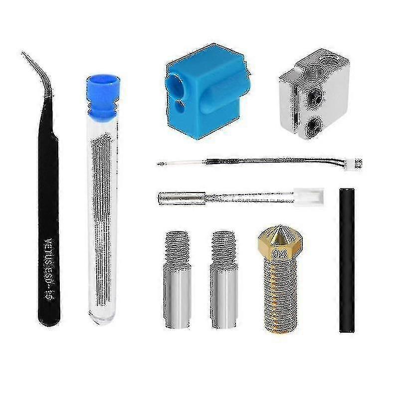 For Artillery 3d Printer Sidewinder X1 Genius Nozzle Hotend Silicone Sleeve Heating Rod Heated Block Kit