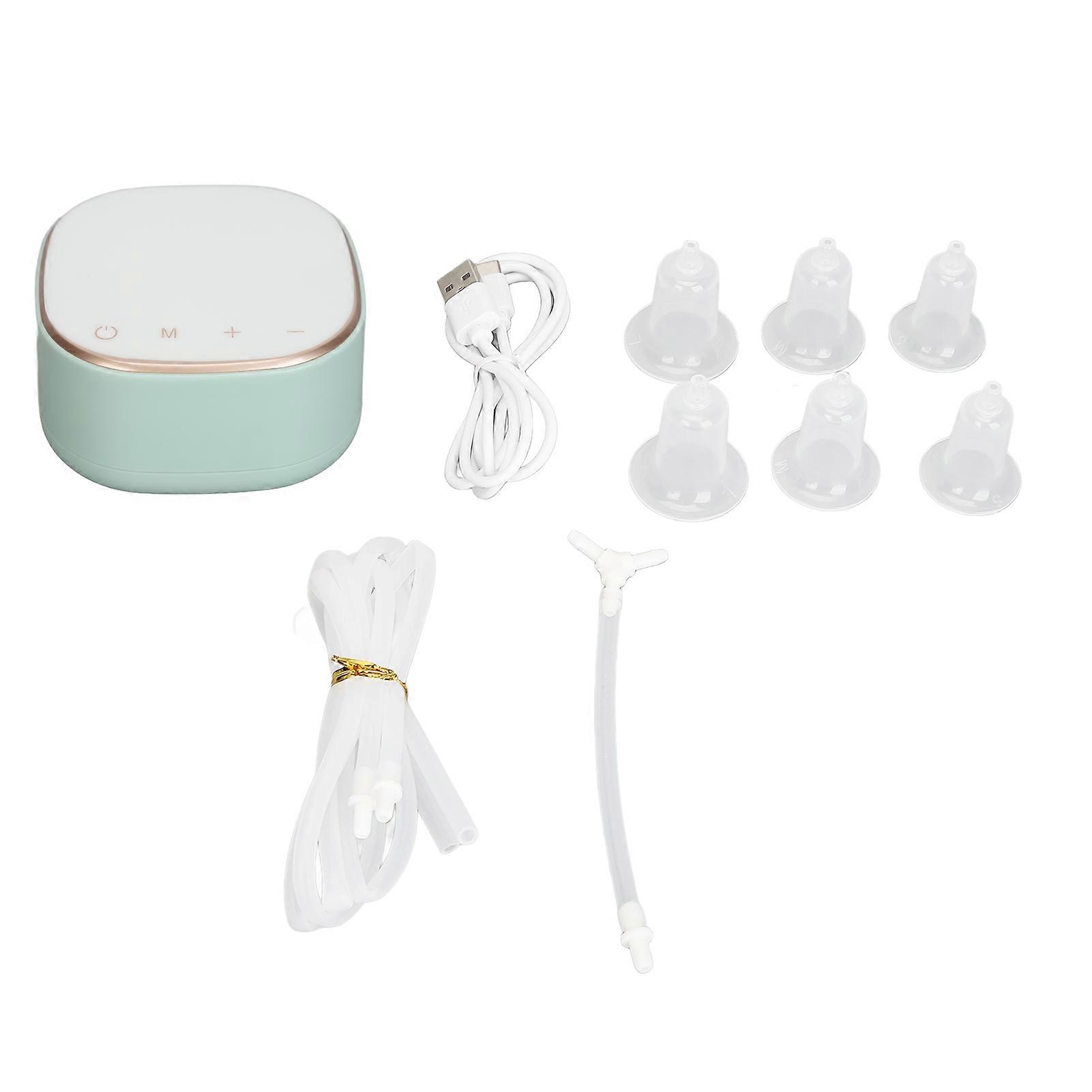 Electric Inverted Nipples Puller With 6 Traction Cups 9 Strength Gears Led Touch Screen 3 Modes Nipples Corrector Machine Pink