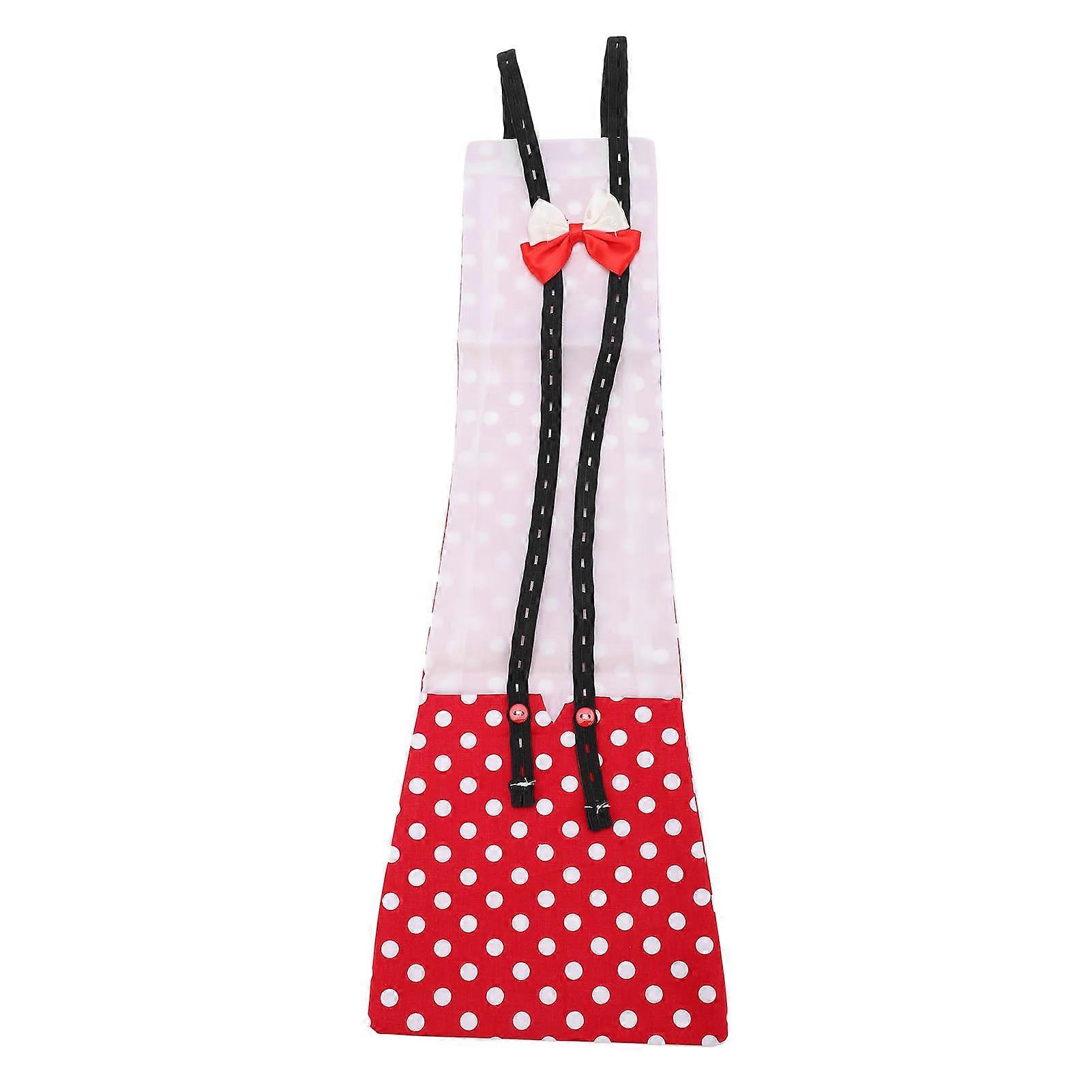 チキンおむつ鶏とアヒルのための調節可能な防水洗濯可能および再利用可能なおむつ赤と白のドットXS