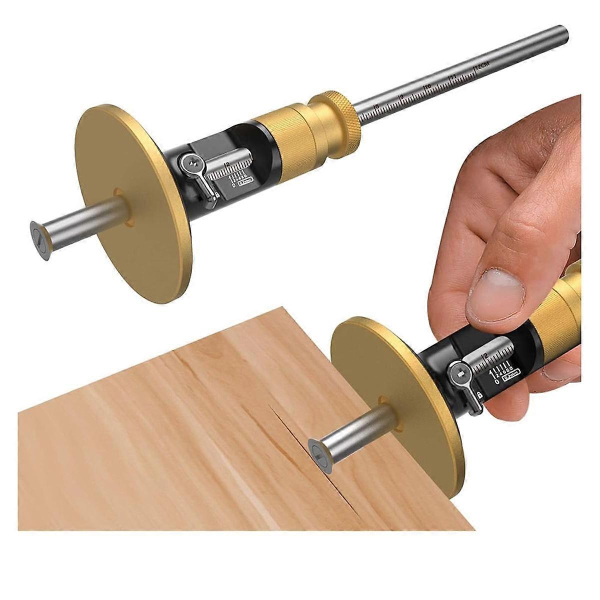 Wheel Marking Gauge,Woodworking Dovetail Scribing Gauge, Scriber Marking Tools, Essential Tools for Woodworking Projects