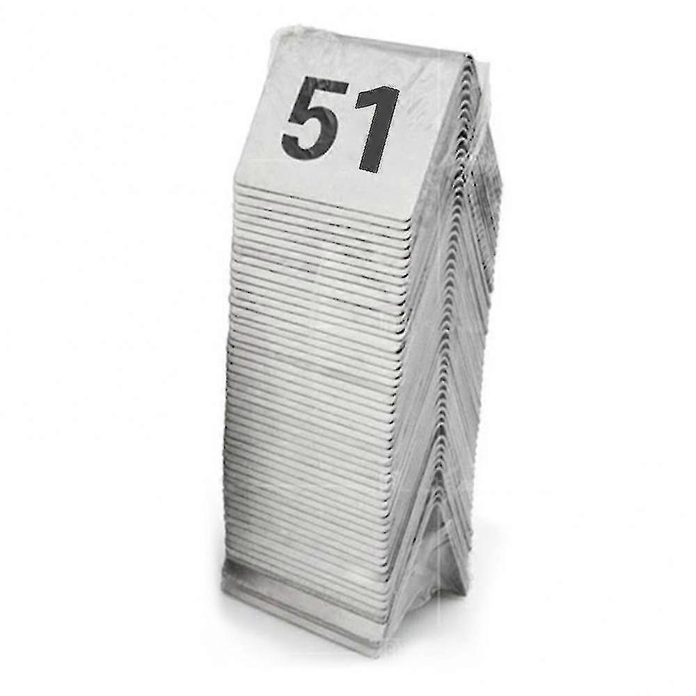 25 Pcs En Acier Inoxydable Table Numéros Base Stable Multipurpose Numéro Signe Pour Restaurant Hôtel Café Guanguan
