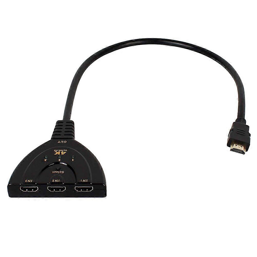 3 Port HDMI Switch Splitter Cable 4K*2K 2160P Multi Switcher HUB for LCD HDTV PS Xbox
