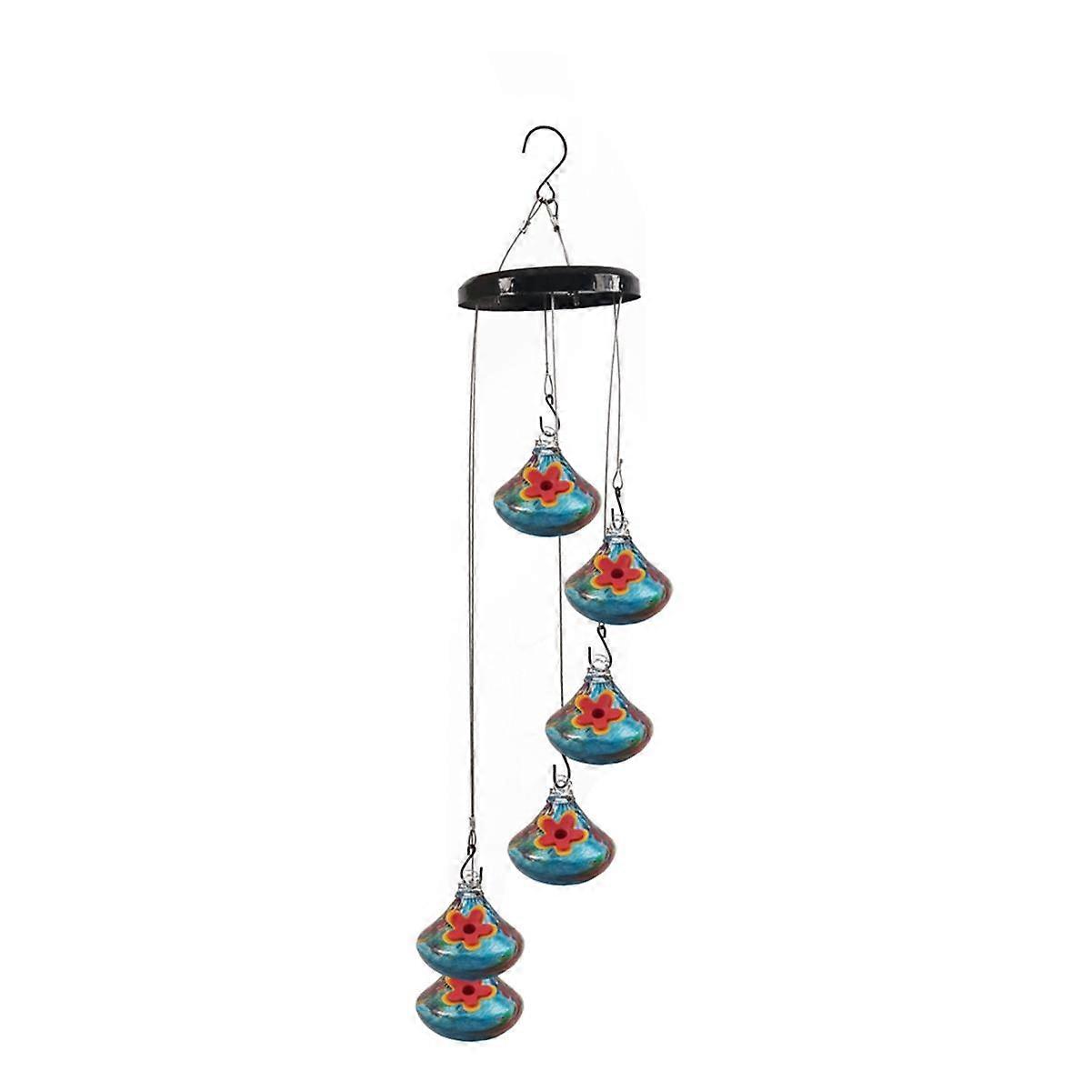 Charming Wind Chimes Bird Feeders, Wind Chime Bird Feeder for Viewing, Bird Feeders for Outdoors, S