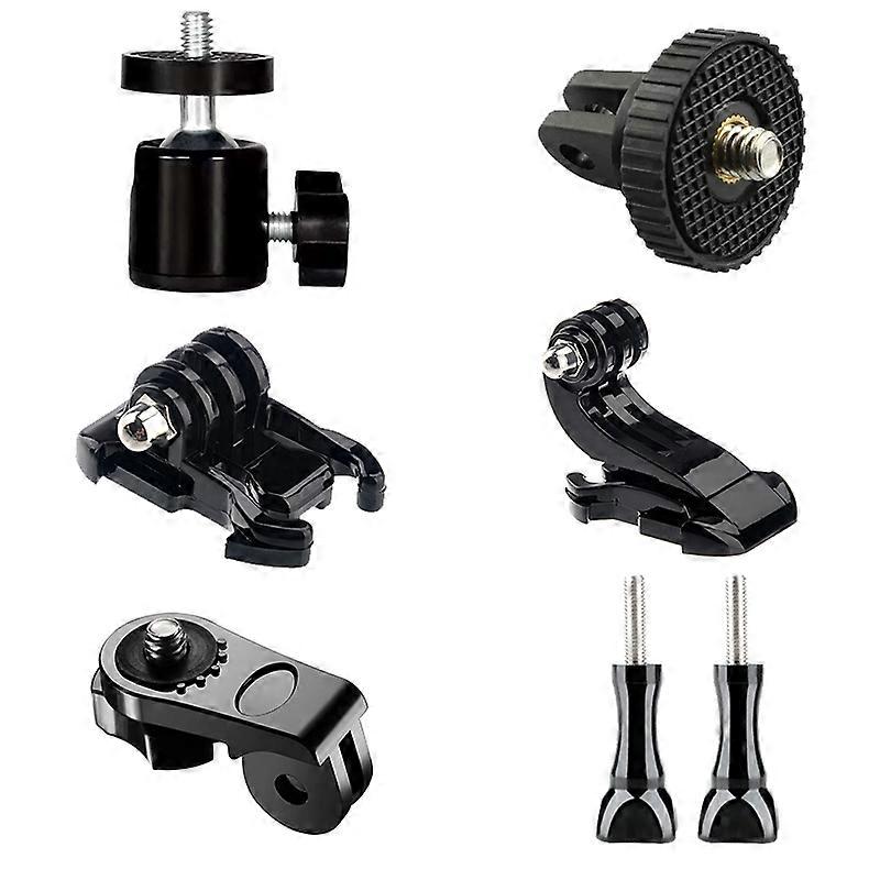Action Camera Universal Ball Head Adapter Mount J Bracket AEE Adapter 1/4 Screw Adapter Set for GoPro Hero 11 10 9 AKASO