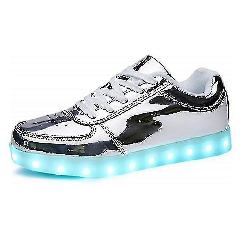 Erkekler Ve Kadınlar İçin Led Işık Ayakkabıları Öğrenci Aktivizmi Kurulu Ayakkabıları Usb Şarj Aydınlık Ayakkabılar Floresan Ayakkabılar