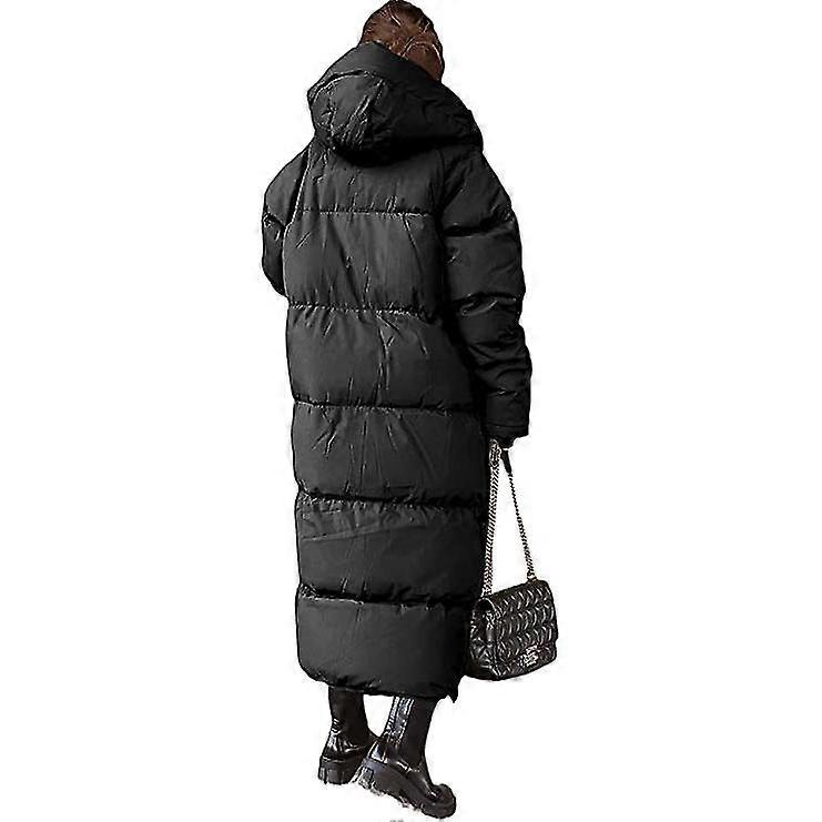 Hanna Nikole Veste D'hiver Femme Longue Grandes Tailles Manteau En Laine Double Boutonnage Avec Poches Ceinture Manches Longues Moyen Trench Manteau à Carreaux 48