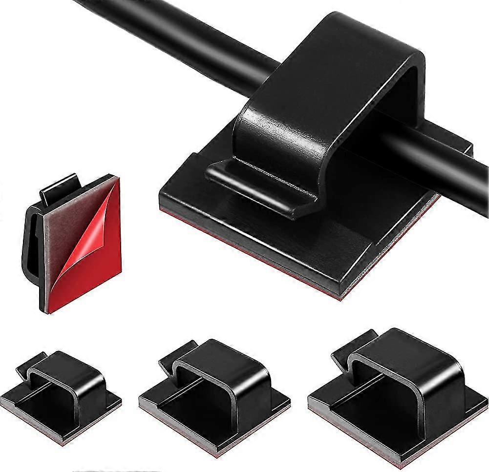 120 Pieces Adhesive Cable Clips Car Cable Organizer Strong Durable Wire Clips