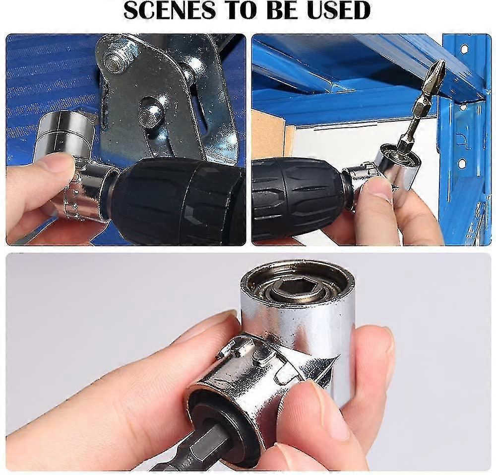 Socket Wrench Universal Wrench Universal Nut Universal Socket Wrench 7-19mm Multi-function Hand Tools With 105 Screwdriver Attachment Adapt