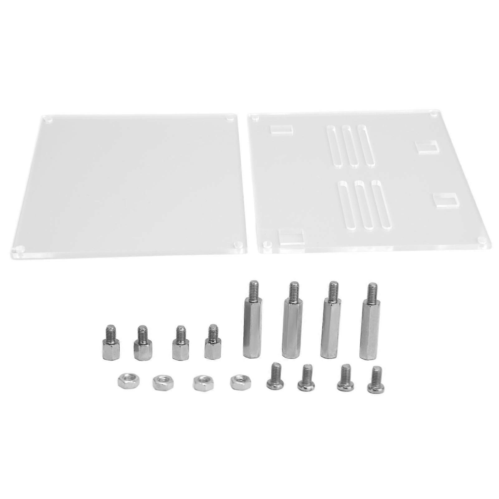 Power Amplifier Board Shell 150W Acrylic No Burr Convenient Efficient Anticorrosion Digital Audio Amplifier Module Shell