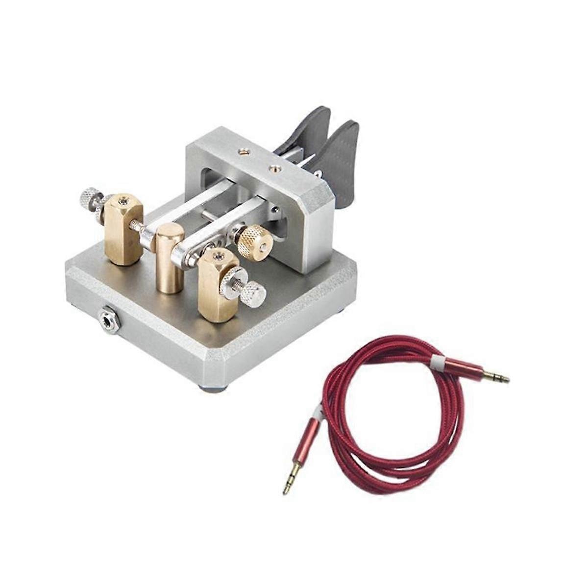 Automatic Morse Dual-Paddle Telegraph Key CW Key for Ham Radio Users for Amateur HAM RADIO CW Paddl
