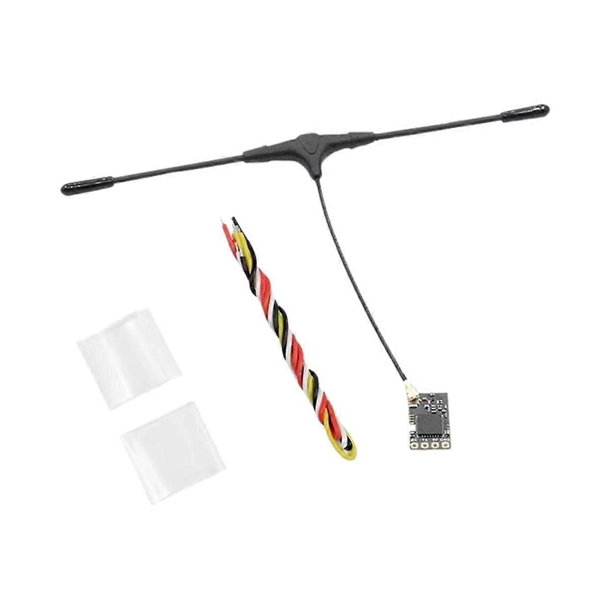 ELRS 915MHz Receiver 25Hz-500Hz CRSF with T Type Antenna for RC FPV Traversing Drones Parts
