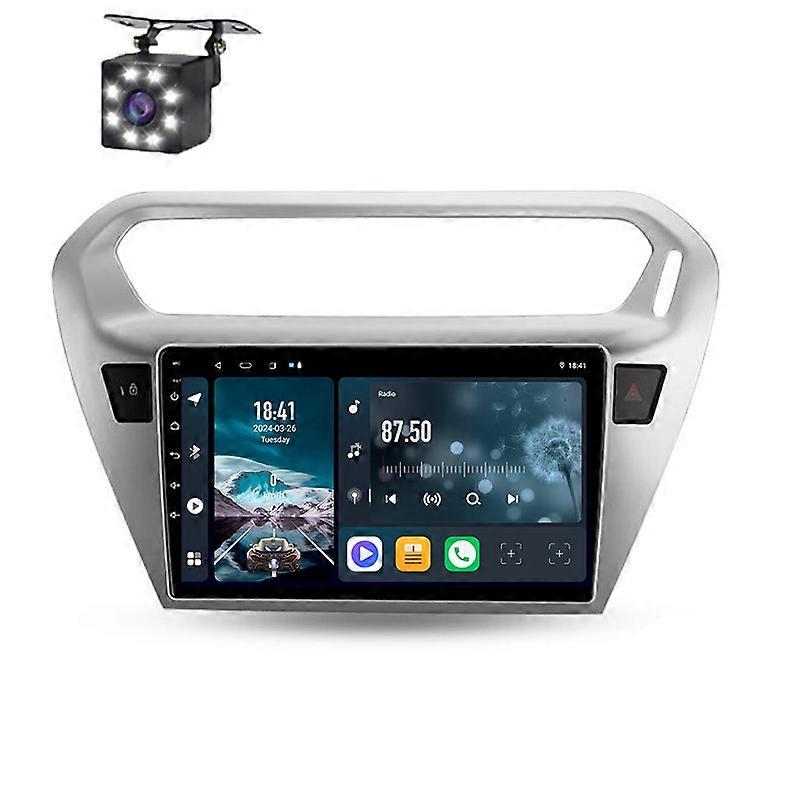 2 Din Android Car Radio For Peugeot 301 Citroen C-Elysee 2012-2016 Player Carplay Auto