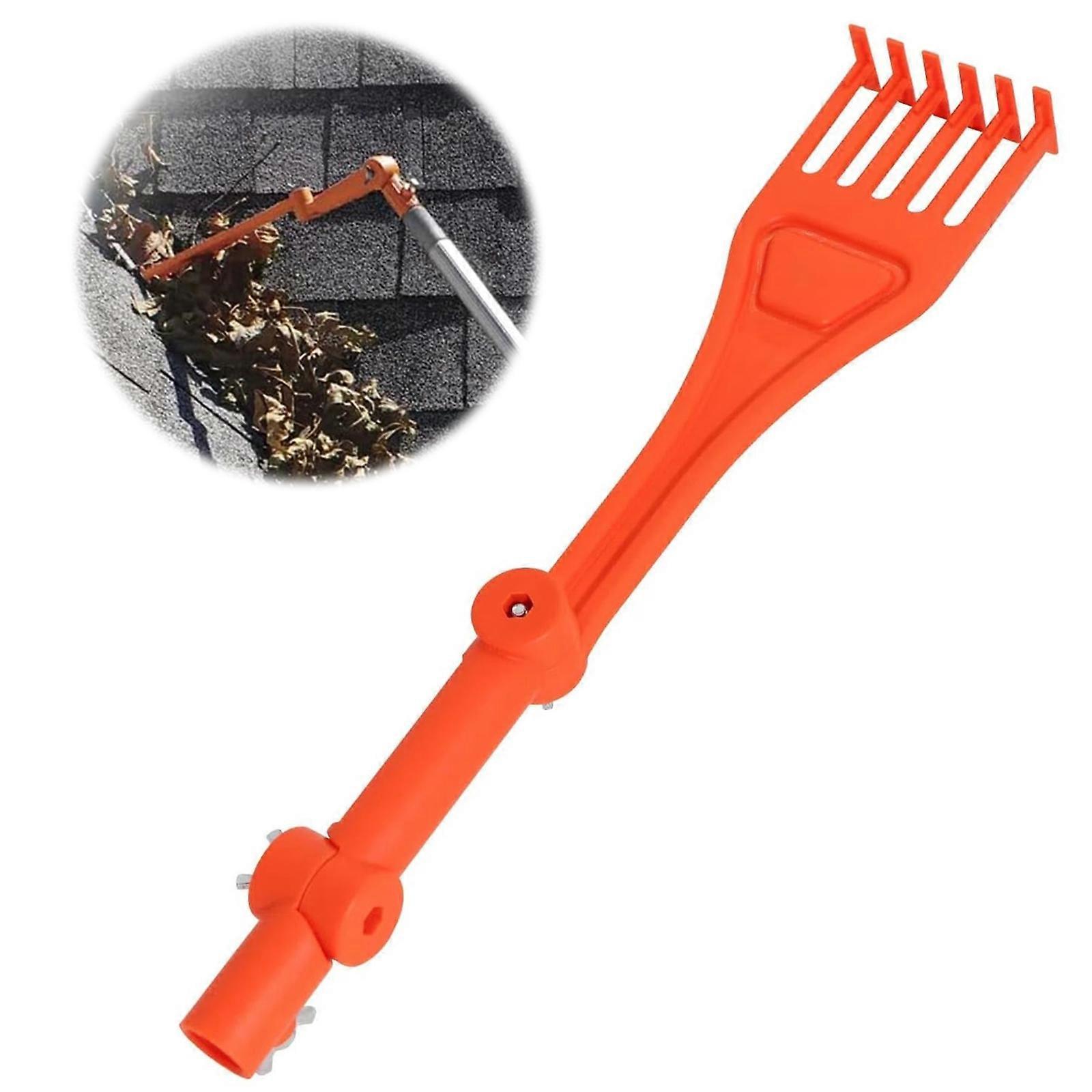 Cleaning Tools Mini Rake Rotating Handle Cleaning Yard Rotating Rake (How: suitable for diameter 2cm. no need to thread, smooth set in outside with sc