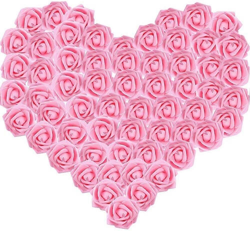 50pcs Artificial Roses Flowers, for Wedding Decoration Home Birthday Party Decoration Gard