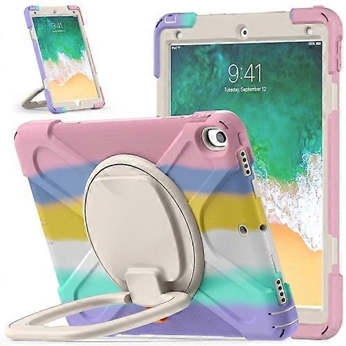For iPad Pro 10.5 2017 / Air 10.5 2019 Silicone + PC Protective Case with Holder/Shoulder Strap