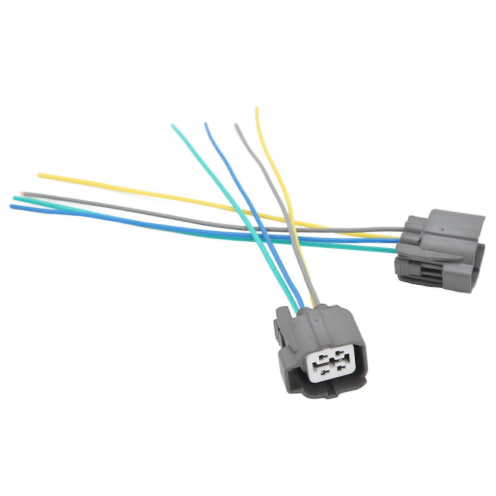 2PCS O2 Sensor Connector 4pin 6189?0132 Oxygen Sensor Harness Pigtail for Acura Civic CR?V Accord