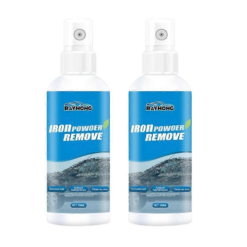 2Pcs Car Rust Removal Spray Multi-Purpose Rust,Remover Rust Inhibitor Derusting Spray