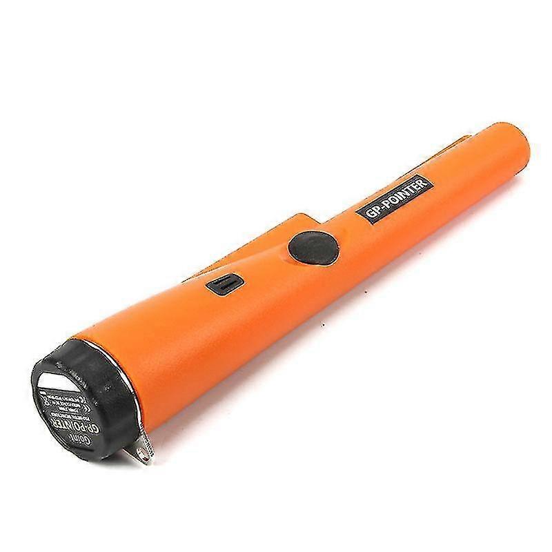 Orange handheld metal detector gold metallic finder security scanner sensitive search z59582