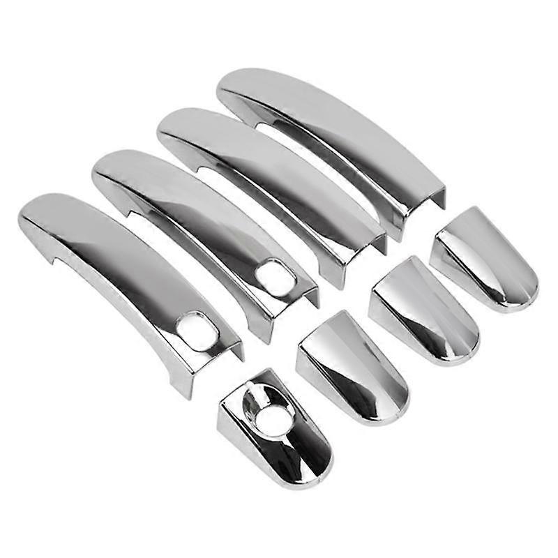 For Focus Mk2 Mk3 Escape Kuga C-Max Galaxy Mondeo Mk4 Chrome Door Handle Cover Trim Overlay Keyless