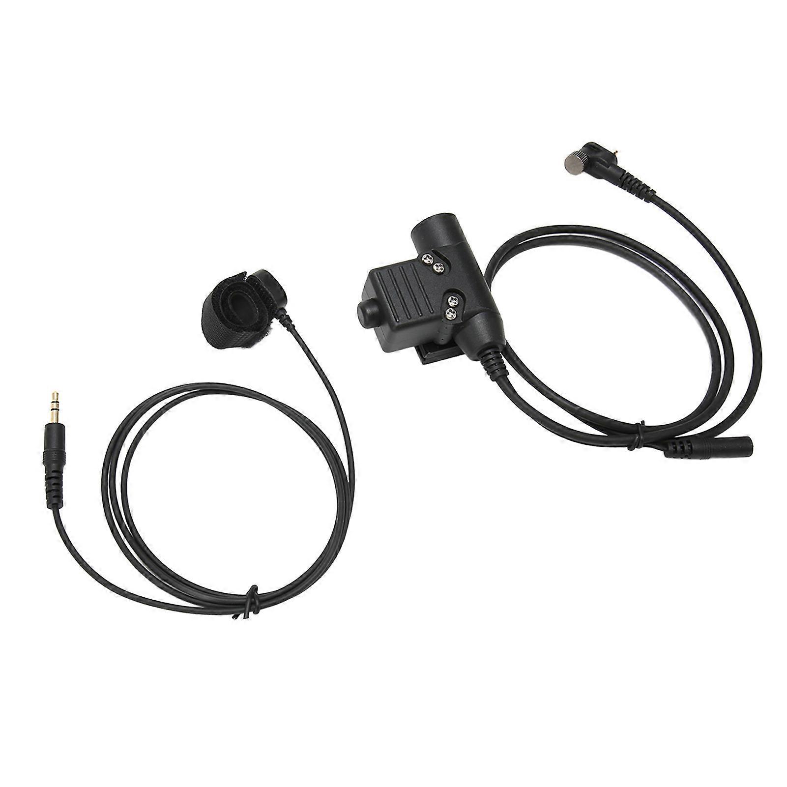Walkie Talkie Headset U94 PTT Handheld Radio Unilateral Headphones Adapter with Microphone for MOTOROLA GP88