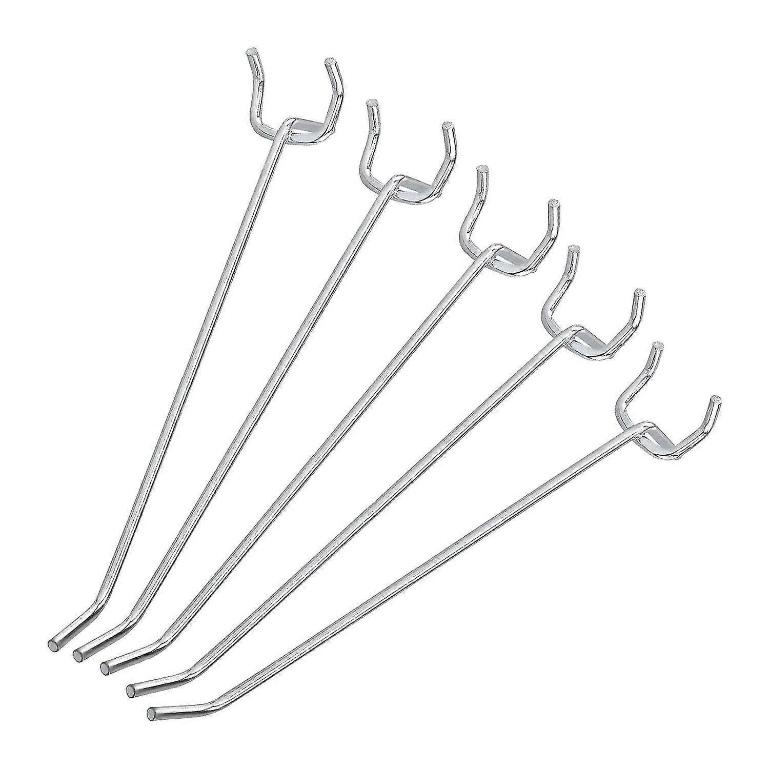 50 Pcs 6-inch Pegboard Hooks Metal Shelving Hooks And Organizer Assortment Pegboard Garage Storage