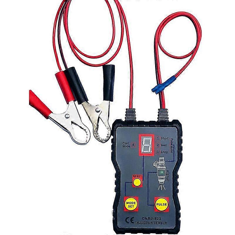12V Auto Fuel Injector Tester - 4 Pulse Modes - Car Vehicle Fuel Pressure System Diagnostic Test Tool