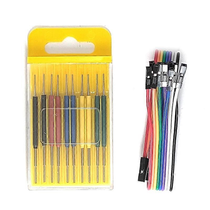 10Pcs Micro IC Clamp Hook Clip Quick Installation SOP SOIC IC Test Clip Pin
