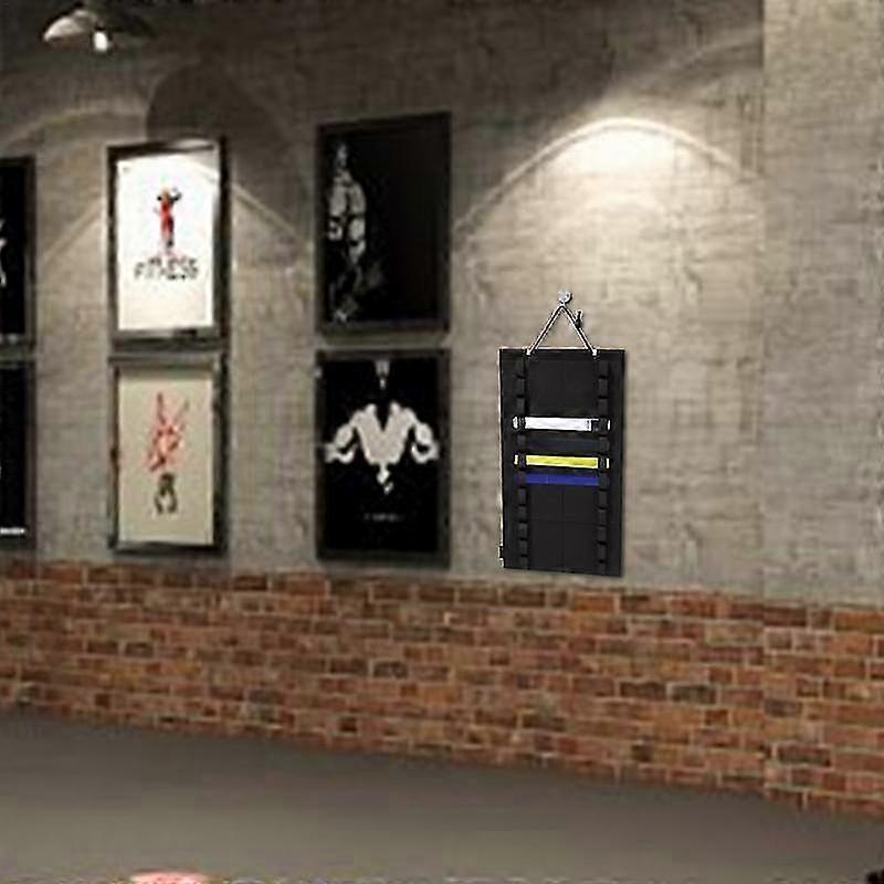 10 Belts Karate Belt Display Rack with Stickers, Taekwondo Belt Display 10 Belts Karate Belt Display Rack with Stickers, Taekwondo Belt Display