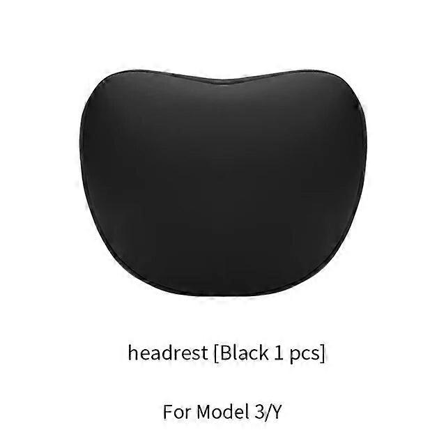 Για Tesla Mercedes/Tesla/BMW Flocking/Leather Car Seat Neck Pillow Soft Memory Neck Pillow Υψηλής ποιότητας προσκέφαλο οσφυϊκή υποστήριξη