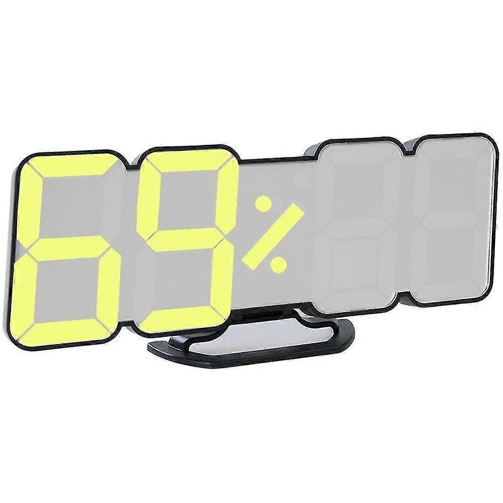Alarm Clock Digital Rgb Led Usb Desk Clock 3d Wall Clock 115 Color