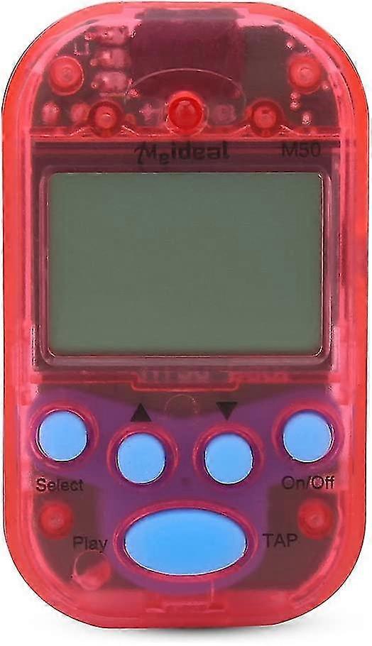 Mini Metronome, M50 Lcd Digital Beat Tempo For Piano, Violin, Guitar, Trap Drums (red)