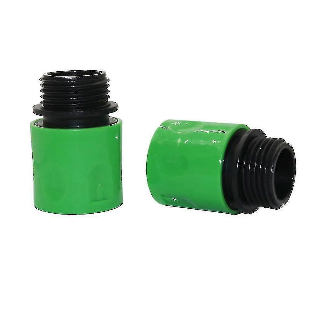 50 Pcs 3/4 Inch Garden Irrigation Quick Connector External Threaded Joint Drip Irrigation Couping Adapter Watering Connect Tool