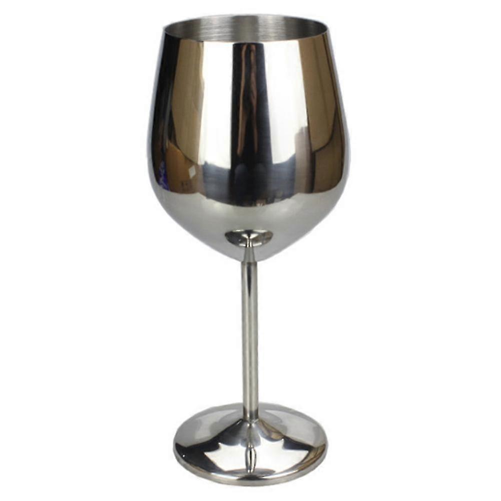 500ml Stainless Steel Red Wine Glass Champagne Goblet Cup Drinking Mug For Kitchen Dining Bar Tool H
