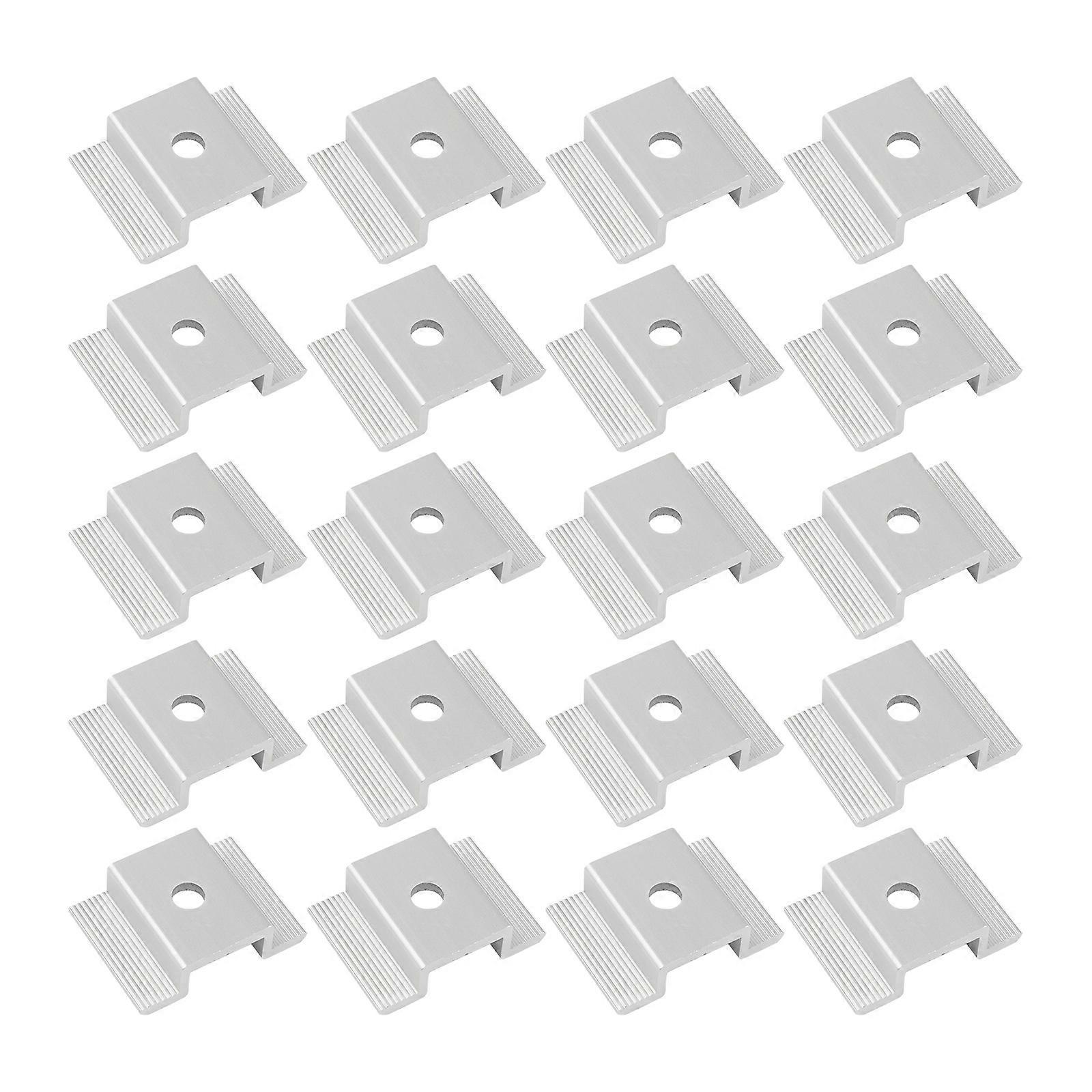20/50 st solpanel mittklämmor solpanel monteringsfäste lätt att installera