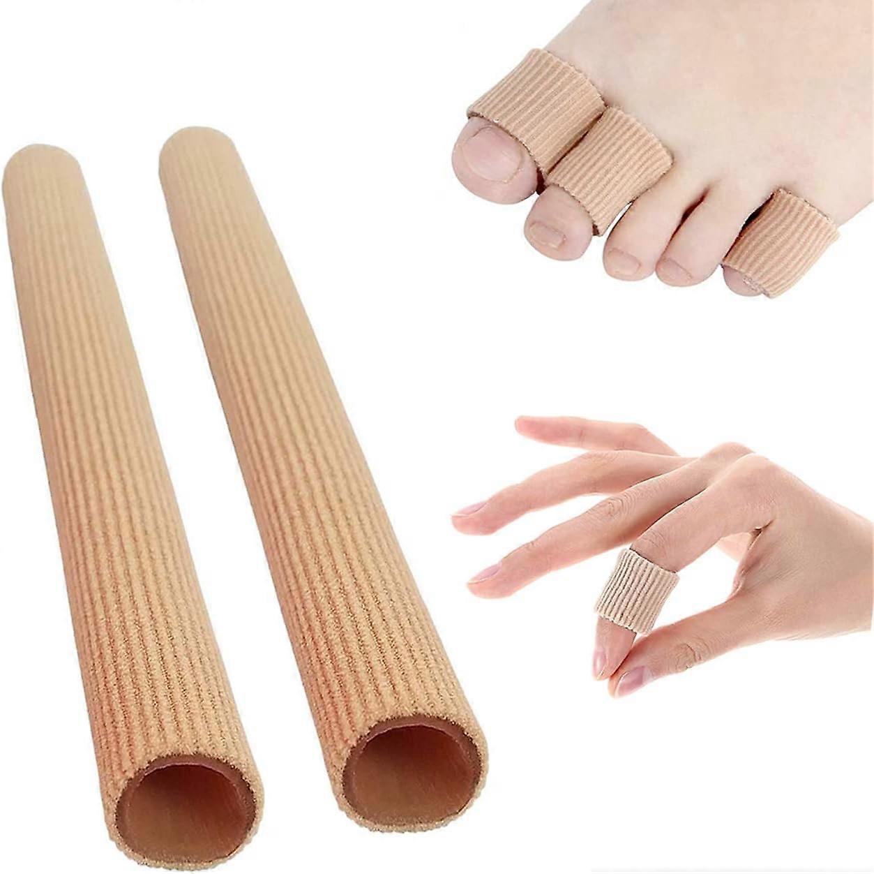 MUJIXI Set of 2 Cuttable Toe Protectors, Calluses (For Small Toes -15CM)