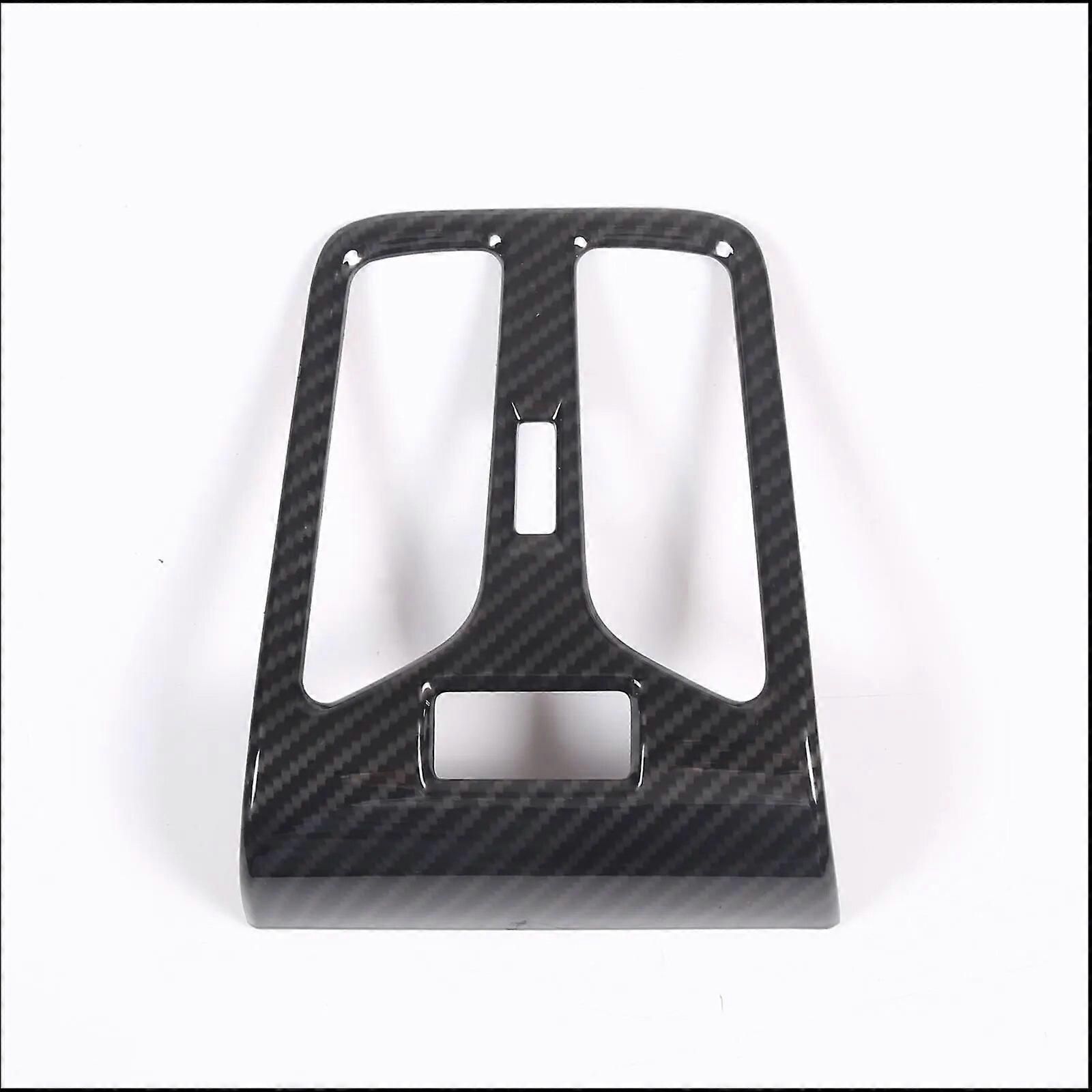 ABS Carbon Fiber Car spate exhaust vent panel frame trim for BMW iX1 X1 U10 U11 2023-2024 Accesorii interioare