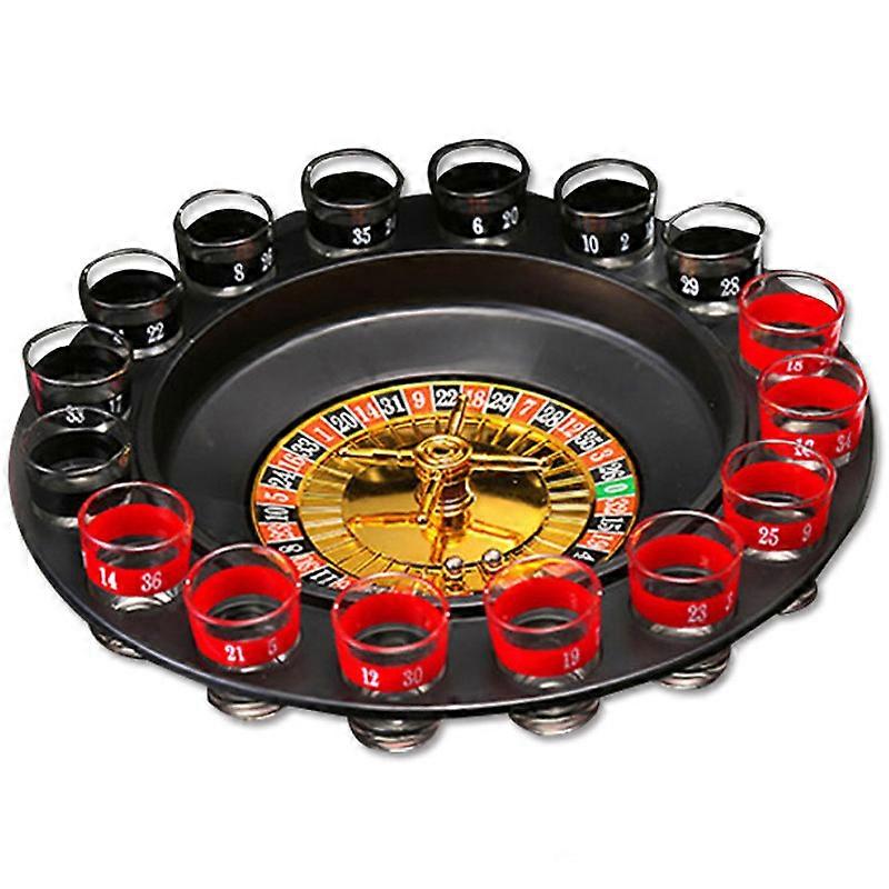 Drinking Game Roulette Set With 16 Shot