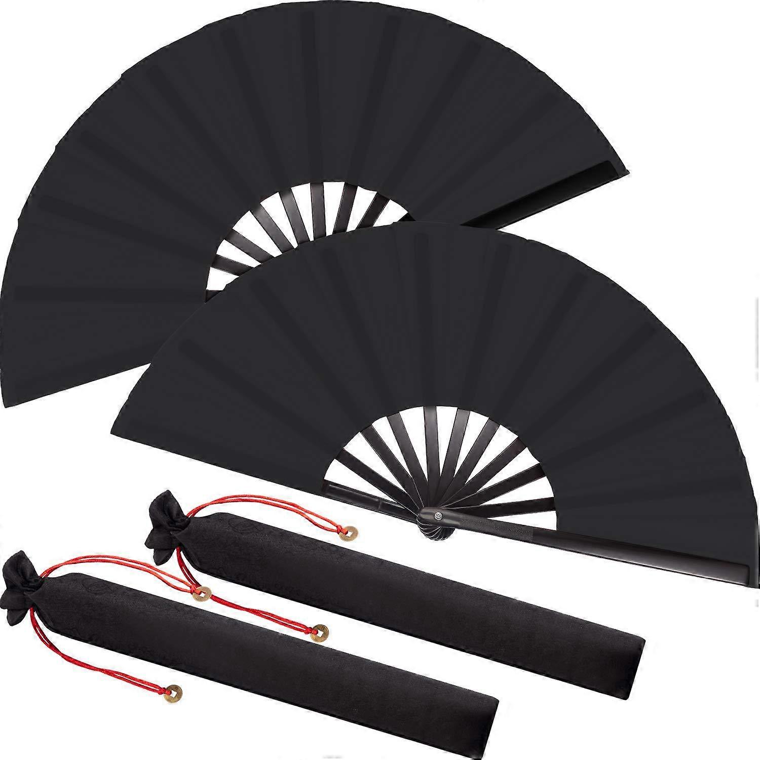 Pcs Black Folding Fan,Handheld Fans