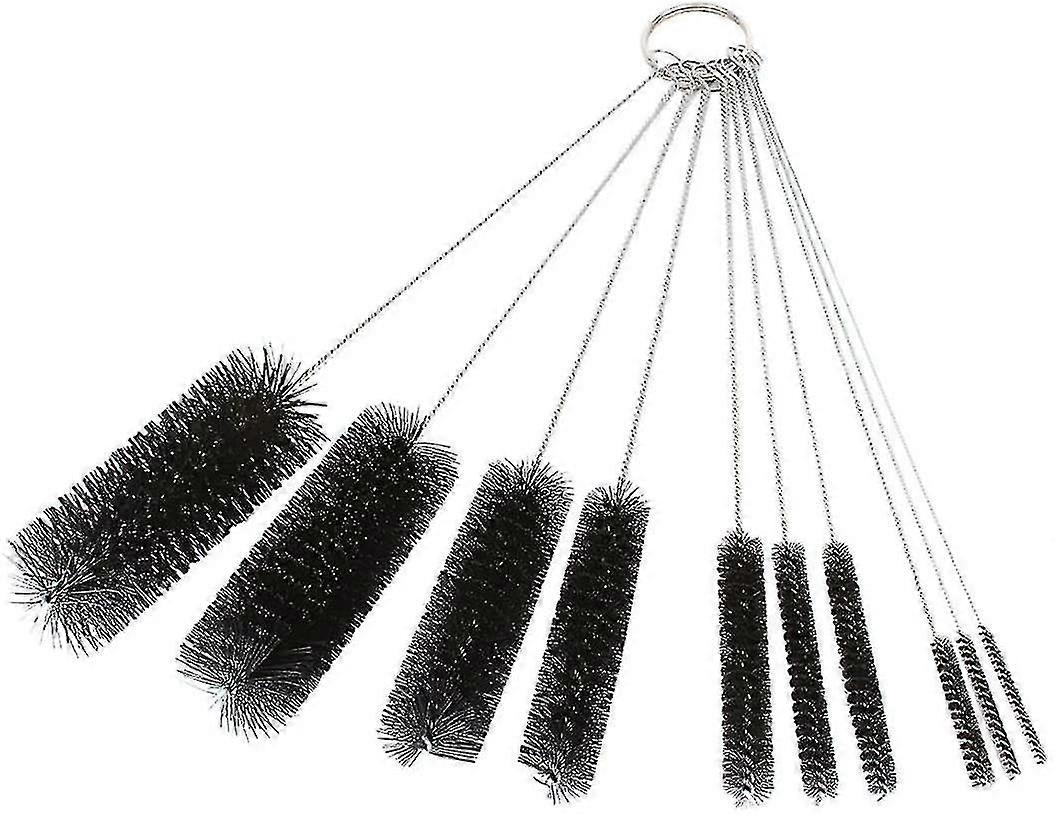 Kettle Spout Brush Pipe Cleaners Teapot Nozzle Brush Set, Black