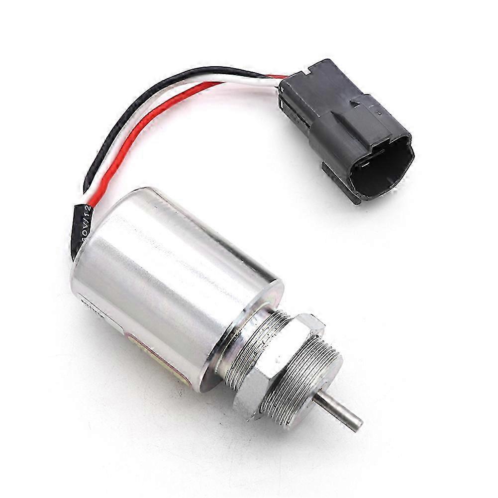 30A87-20404 12V Fuel Cut-Off Solenoid Valve compatible with L2E L3E S3L S4L Engine EC15 Toro 223D