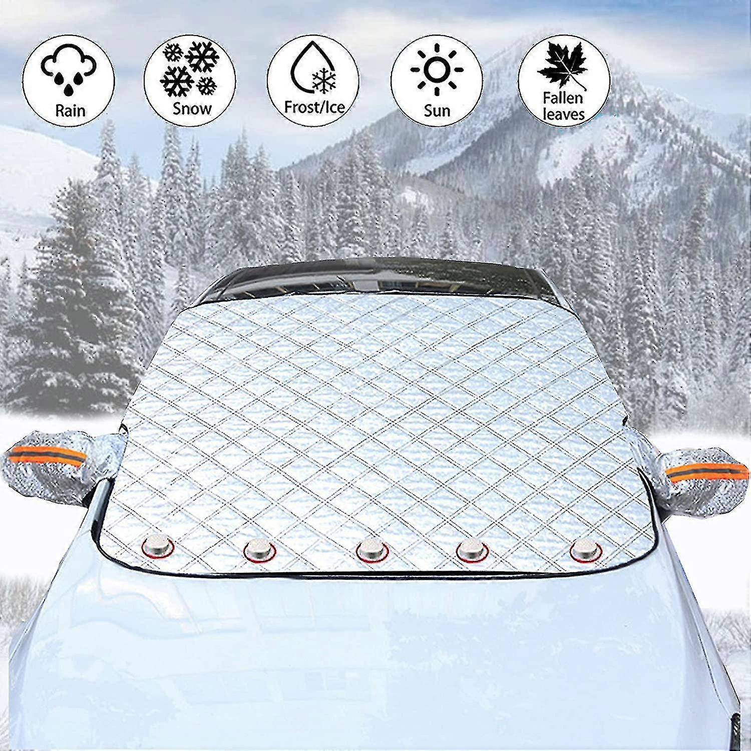 Auto-Windschutzscheiben-Schneeabdeckung, magnetische Auto-Windschutzscheibe Schnee-Eis-Abdeckung