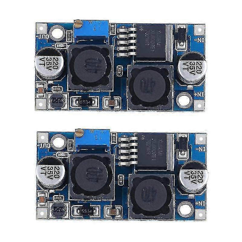 2pcs Adjustable Dc-dc Buck Boost Converter Automatic Regulator