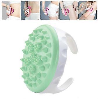 Silicone Bath Body Brush,back Scrubber, Cellulite Massager, Meridian Massage Brush,hair